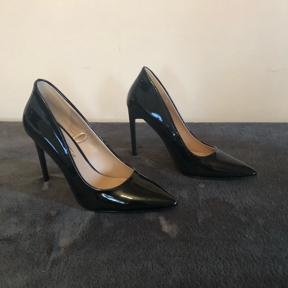 Black high heels